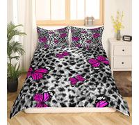 (Multi 16, Double(No Comforter)) Wolf Bedding Set Safari Animals Comforter Cover Misty Mountain Duvet Cover Set For Kids Boys Girls Exotic Wildlife Trippy Woods Nature Quilt Cover Wit