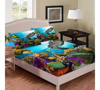 (Multi 18, King(59"x79")(No Comforter)) Boys Skateboard Bedding Decor Set Double Size,Hippie Extreme Sport for Kids Child,Hip Hop Street Art Bedding Sets Abstract Tie Dye Fitted Bed Sheets