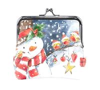 Multi 2 Claude Monet The Artist's Garden in Argenteuil Leather Coin Purse Kiss Lock Clutch Pouch Pocket Hasp Card Key Change Wallet Buckle Small Handbag Case for Women Girls Ladies