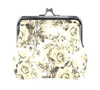 Multi 20 Silver White Shiny Sparkles and Sequins in the Form of Stars on Dark Women Leather Coin Purse Hasp Card Key Change Wallet Small Buckle Handbag Case Kiss Lock Clutch Pouch Pocket for Girls Lad