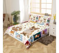 (Multi 27, Super King(No Comforter)) Peacock Feather Comforter Cover Double Size Boho Peacock Bedding Set For Kids Girls Women Teal Animal Bird Feather Duvet Cover Blue Watercolor Tie Dye