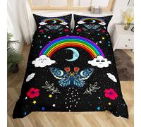 (Multi 30, King(No Comforter)) Crane Bedding Set Japanese-Style Duvet Cover Red Fish Scale Pattern Plum Blossom Decor Comforter Cover Set Romanic Luxury Theme Quilt Set With Zipper