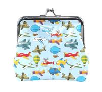 Multi 6 Women Leather Coin Purse, Hasp Card Key Change Wallet Kiss LockClutch Pouch Pocket Ladies Small Buckle Handbag Case Print Cat Taking a Bath in Bathtub Behind Shower Curtain