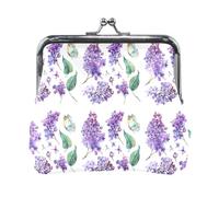 Multi 8 Women Leather Coin Purse, Hasp Card Key Change Wallet Kiss LockClutch Pouch Pocket Ladies Small Buckle Handbag Case Print Abstract Bowling Ball Crashing into The Pins