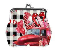 Multi-9 Cute Pattern Womens Buckle Coin Purses Vintage Pouch Kiss-Lock Change Purse Wallets