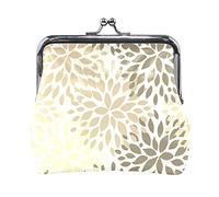 Multi 9 Silver White Shiny Sparkles and Sequins in the Form of Stars on Dark Women Leather Coin Purse Hasp Card Key Change Wallet Small Buckle Handbag Case Kiss Lock Clutch Pouch Pocket for Girls Ladi