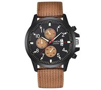 Multi Alarm Watch Analog Quartz Casual Men’s Dress Steel Wrist Date Watches Men's Watch Gwg2000tlc1a (Coffee, One Size)