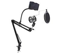 Multi-Angle Adjustment Free Hands MIC Hanger Bracket, Microphone Hanger Bracket, for Live Broadcast Vlog Making Smart Phone Handheld Microphone