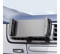 Multi-angle car tablet holder with metal hook design, compatible with 7 15 inch devices for safe navigation (air outlet)