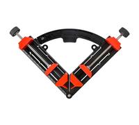 Multi Angle Degree Corner Clamp Adjustable 30-90 Degrees Corner Clamps for woodworking, Right Angle Clamp Measuring Tool for Carpenters & Woodworking Hobbyists (Black)