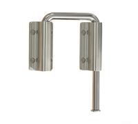 Multi-Angle Door Bolt 101mm Aluminium Rust-Proof(Silver)