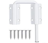 Multi-Angle Door Bolt 101mm Aluminium Rust-Proof(White)