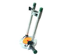 Multi-Angle Drill Guide Attachment Stand Aluminum Portable Drill | Aluminum and stainless steel 0-45 degree angles spring return plastic pads fits portable drills 11.61 inch