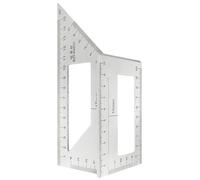 Multi-Angle Measuring Ruler | 45/ Aluminum Alloy Scribing Angle Ruler | High Precision Miter Triangle Ruler, Layout Measuring Tool for Woodworking Projects
