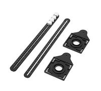 Multi-Angle Measuring Ruler Aluminum Alloy & Stainless Steel Adjustable Angle Finder Tool for Tile Layout, Carpentry, DIY Building Projects & Woodworking