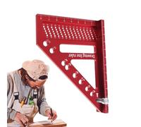 Multi-Angle Measuring Ruler For Angle Measurement - 22.5-90 Degree Multi Angle Layout Tool - Carpenter Box For Woodworking - For Engineers Construction Workers Craftsmen At Home In The Workshop
