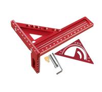 Multi-Angle Measuring Ruler - Hole Scribing Ruler,Portable Precision Multi-Angle Square Marking Tool for Carpentry Engineering Woodworking Construction