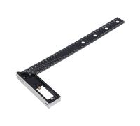Multi Angle Measuring Ruler Professional Aluminum Alloy High Carbon Steel 45 90 Degree Combination Framing Square Woodworking Tool for Carpenters Engineers 40cm 16in