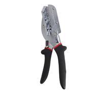 Multi Angle Miter Shears with SK5 Steel Blade for Soft Wood Trim and PVC Trunking, 45 to 135 Degree Adjustable Cutting Tool, HRC52 Blade Hardness, 45 Steel Anvil, PVC Non Slip