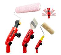 Multi-Angle Paint Brush Extender Holder,2pcs Paint Roller Extension Pole Attachment Rotate 180 Degrees to Meet Usage Needs Fits Most Rollers,Brush and Scrapers