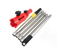 Multi-angle paint roller brush extension, metal paint roller extension paint trimming tool for high ceilings(1.4m set)