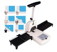 Multi-Angle Paper Corner Punch Cutter with 6 Blades for Rounding and Semi-Circle Edges, Heavy Duty Punching Machine for Professional Paper Crafting