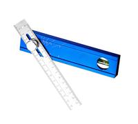 Multi-Angle Positioning Tracing Ruler Aluminum Depth Gauge with Precision Spirit Level High Precision Rotary Wood Marking Tool High Precision Angle Protractor