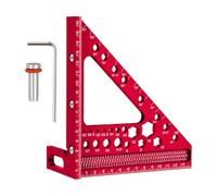Multi Angle Square, 3D Protractor, Try Square, Carpenter's Mitre Square, Adjustable Woodpeckers Tools for Furniture Construction, Drawing, Workshop, Levelling Alignment, Rafters Cut