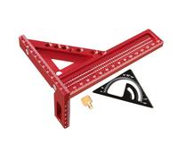 Multi-Angle Square, Work Ruler - Portable Multi-Angle Tool for Accurate Measurements in Woodworking, Construction and Tracing