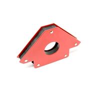 Multi-Angle Welding Magnet for Holding Ferrous Sheets and Tubes in Place - 45° x 90° x 135° - 122mm x 25mm - 34kg Pull
