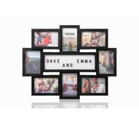 Multi Aperture Personalised Alphabet or Number Photo Picture Frame Holds 8X6X4"