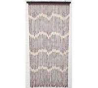 Multi Bargains JVL Wooden Bamboo Beaded Fly Screen Door Curtain 90 x180cm (Design 1)