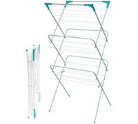 Multi Bargains Offers 3 TIER CONCERTINA CLOTHES AIRER LAUNDRY DRYER STANDING FOLDING TOWEL RACK