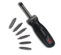 Multi-Bit Ratcheting Screwdriver Set | 12-in-1 Magnetic Bits | Precision & Slotted/Phillips/Pozi/Torque Combo Tool for Electronics, DIY, Bike, Home