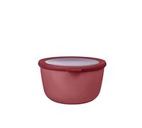 Mepal - Multi Bowl Cirqula Round - Food Storage Container with Lid - Suitable as Airtight Storage Box for the Fridge & Freezer, Microwave Container & Servable Dish - 2000 ml - Vivid mauve