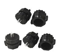 Multi-Brand Head Adapters 17mm to 1/4 Screw for Secure Attachment on Various Surfaces Metal Mount Adapters