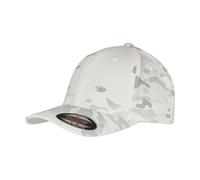 Multi Camouflage Cap Flexfit by Yupoong Ivory S/M