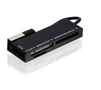 Multi Card Reader usb Reader 2.0 Micro Mini Flash sd m2 mS Duo Pro rs mmc Combo (BLACK)