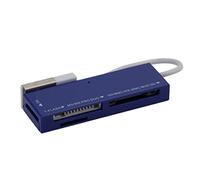 Multi Card Reader usb Reader 2.0 Micro Mini Flash sd m2 mS Duo Pro rs mmc Combo (BLUE)