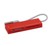 Multi Card Reader usb Reader 2.0 Micro Mini Flash sd m2 mS Duo Pro rs mmc Combo (RED)