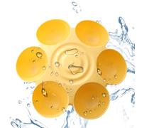 Multi-Cat Feeder - Flower Shaped Non Slip Feeder with 6 Grids | Pet Feeder for Cats, Kittens and Small Pets | Divided Food Bowl and Water