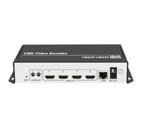 Multi-channel 4K HDMI to IP Network Video Stream Encoder Hardware Supports HTTP RTSP RTMPS UDP HLS SRT Multicast Protocols, Compatible with Streaming Servers such as OBS, Vmix, YouTube, Facebook Live