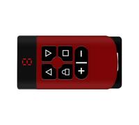 Multi Channel Universal Garage Remote Keychain Controller, Compact Wireless Gate Opener Replacement Remote, Portable Learning Control For Doors, Gates, Parking Systems, Home Access | Easy Pair Smart D