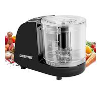 GEEPAS Multi Chopper | 200W Mini Electric Food Processor | Stainless Steel Blades One-Touch Operation 350ml Bowl | Mixer Dicer Food Chopper for Mixing Mincing Pureeing Salads Salsa Pesto Curry Pastes