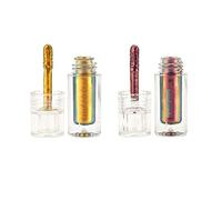Multi-Chrome Shifting Pigments Chameleon Liquid Eyeshadow Long Lasting Multichrome Duochrome Eyeshadow Pigments Liquid Eyeshadow (01+02)