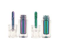 Multi-Chrome Shifting Pigments Chameleon Liquid Eyeshadow Long Lasting Multichrome Duochrome Eyeshadow Pigments Liquid Eyeshadow (03+04)