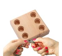 Multi-Clip Storage Stand Wooden Multi-Slot Display Stand | Hand Tool Storage Organizer for Garage, Workbench, Cabinet, Mechanic Service, Construction Work