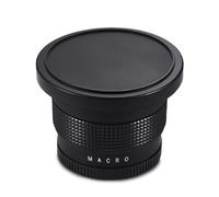Multi-Coated Wide Angle Lens Full AF 2-in-1 58MM 0.35X Detachable Macro Fisheye Lens Replacement for Canon SLR DSLR Camera