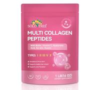 Multi Collagen Peptides Powder 454G- Hydrolyzed for Better Absorption, Unflavored Collagen Peptides Supplement for Skin, Hair, Nails & Joint Support