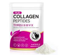 Multi Collagen Peptides Powder 454g, Type I,II，V, X for Healthy Skin, Bone, Joint, Hair, Nail|Hydrolyzed Collagen Peptides, Easy Digestion, Unflavored for Women & Men|41 Servings
